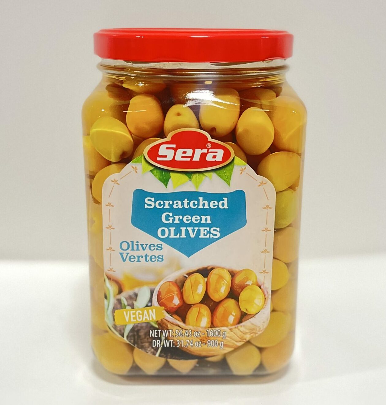 Sera Scratched Green Olive 1600g