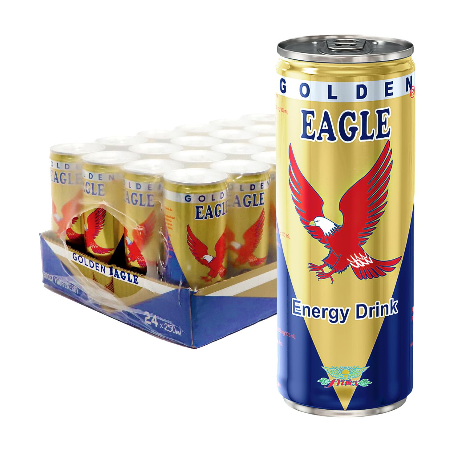 Golden Eagle Energy Drink Case