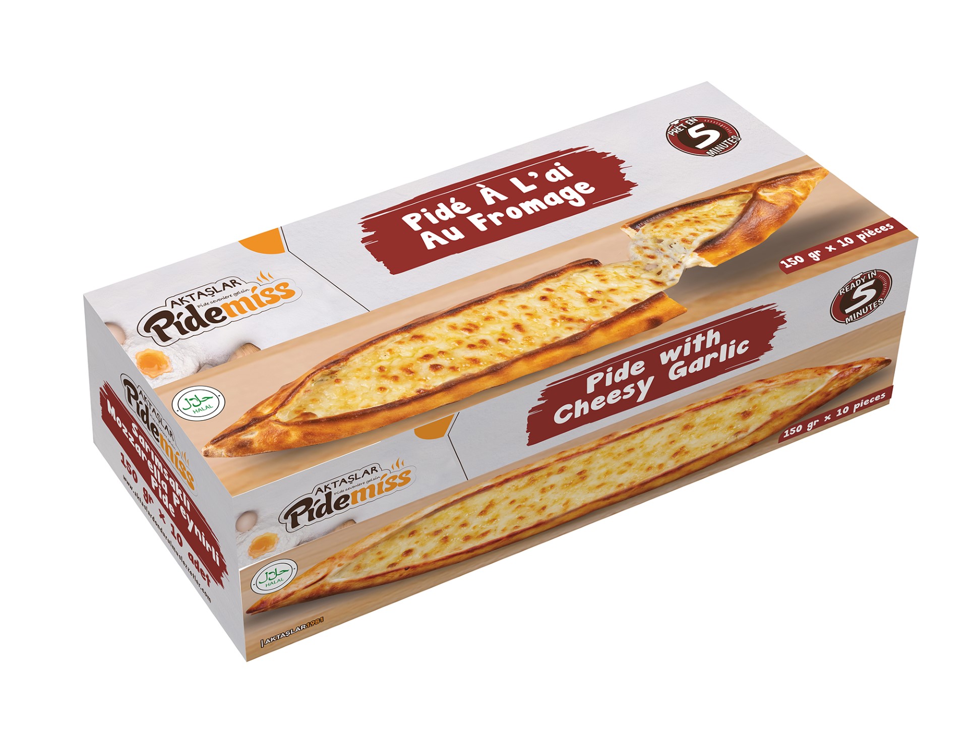 Pidemiss Pide Garlic 10pc