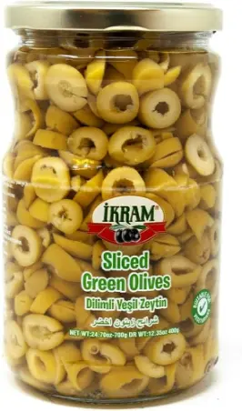 Ikram Sliced Green Olive 700g