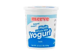 Merve Natural Plain Whole Yogurt 2 Lb