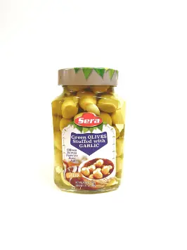 Sera Green Olives w Garlic 700g