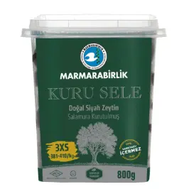 Marmarabirlik Natural Black Olives 800g 3XS