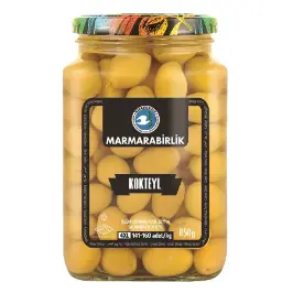 Marmarabirlik  Coctail Green Olives 850g