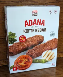 Moda Adana Beef Sausage Kofte Kebab 13.3 Oz